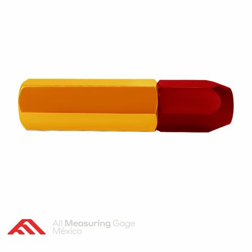 Reversible handle / mangos – single end (S.E.) centro amarillos-capuchón rojo