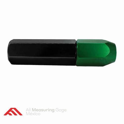 Reversible handle / mangos – single end (S.E.) centro negro- capuchón verde